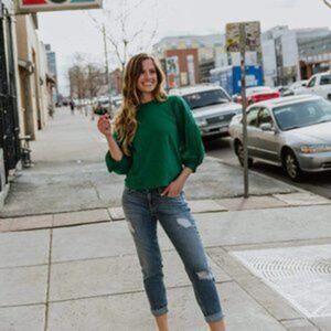 LEVEL 99 ANTHRO Nevis Wash Distressed Tomboy Straight Jeans 30